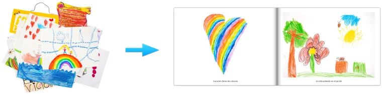 De las creaciones de tus hijos a un Libro de Arte